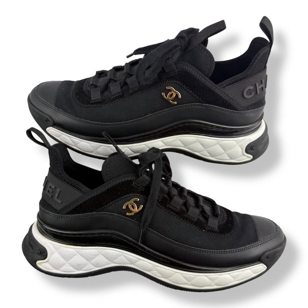 Chanel Runner CC Logo Black/White UK 5.5 / EU 38.5 - Lux Central