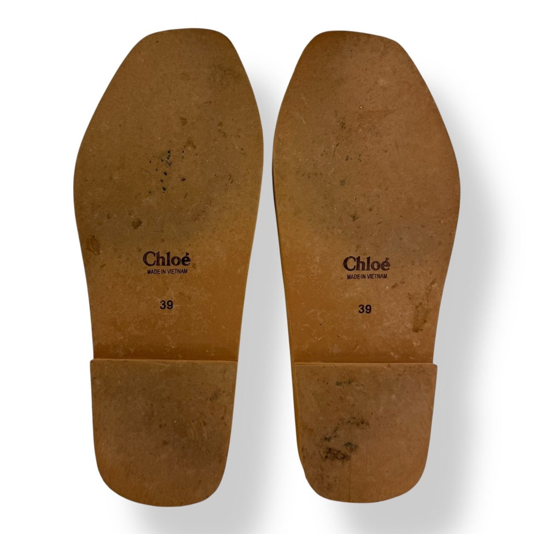 Chloe Woody Flat Sandals UK 6 - Lux Central