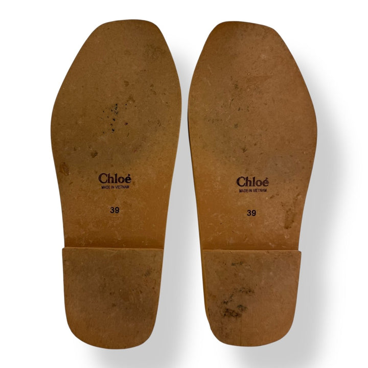 Chloe Woody Flat Sandals UK 6 - Lux Central