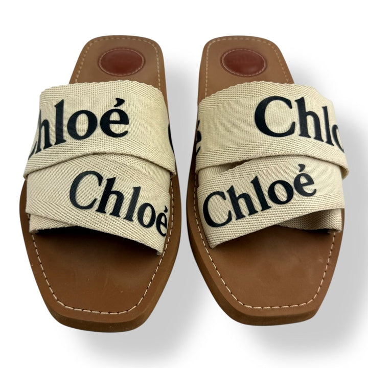 Chloe Woody Flat Sandals UK 6 - Lux Central
