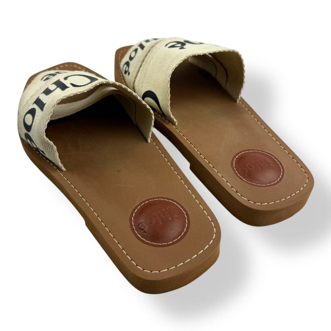Chloe Woody Flat Sandals UK 6 - Lux Central