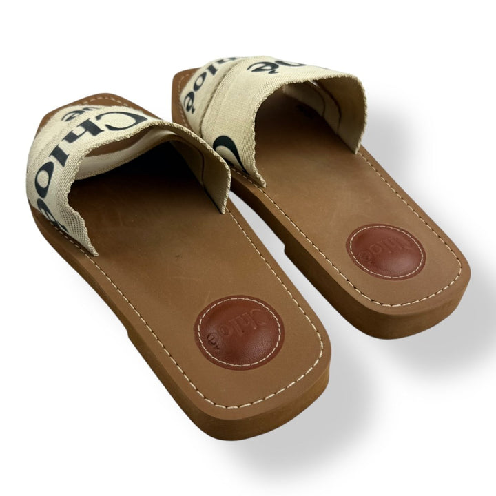 Chloe Woody Flat Sandals UK 6 - Lux Central
