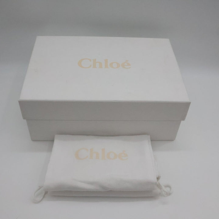 Chloe Woody Logo-Tape Flat Sandals UK 5 / EU 38 - Lux Central