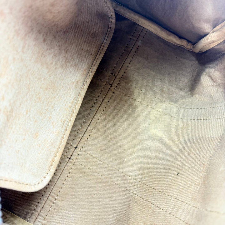 Christian Dior Boston Monogram Oblique Beige/Navy Handbag - Lux Central