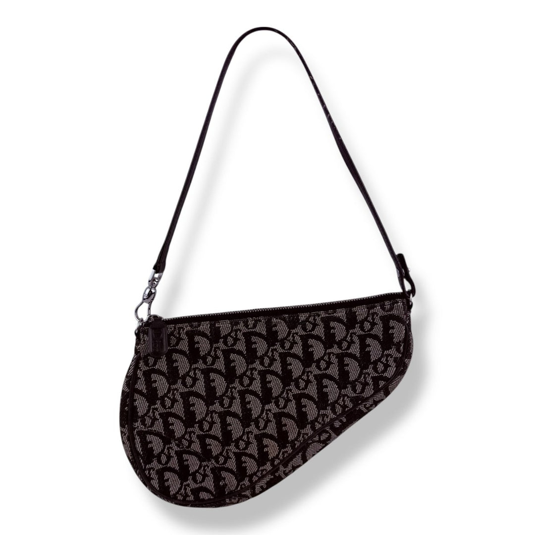 Christian Dior Mini Oblique Saddle Handbag - Lux Central