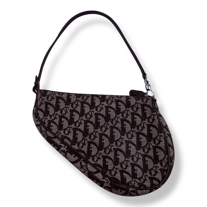 Christian Dior Mini Oblique Saddle Handbag - Lux Central
