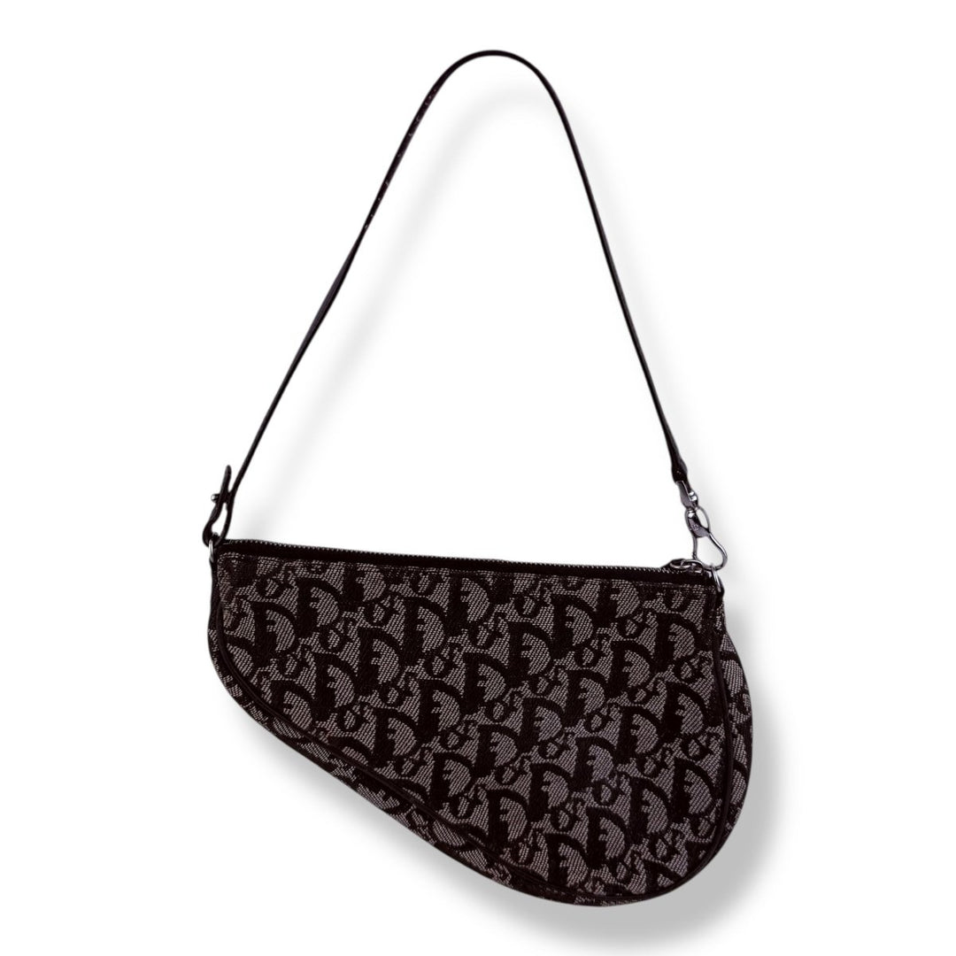 Christian Dior Mini Oblique Saddle Handbag - Lux Central