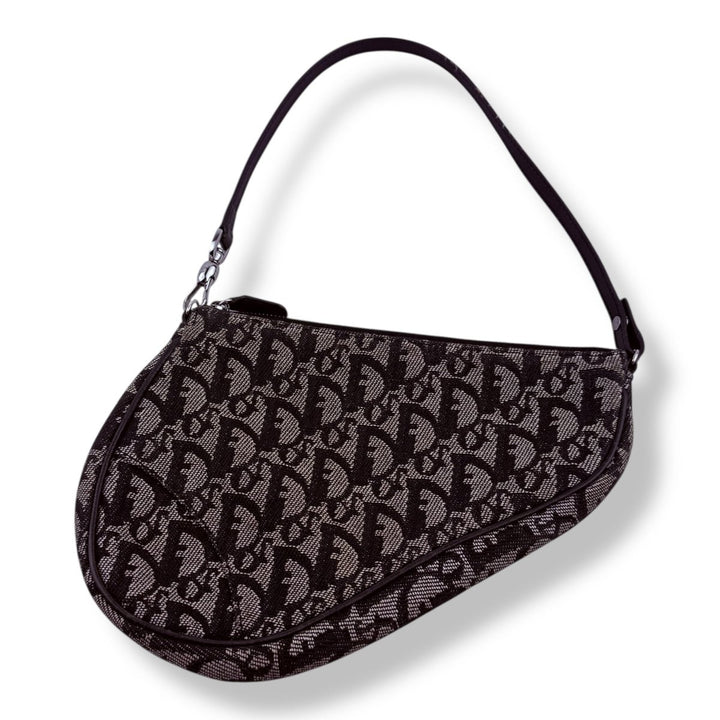 Christian Dior Mini Oblique Saddle Handbag - Lux Central