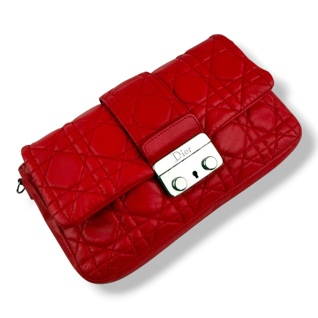 Christian Dior Miss Dior Fuchsia Pink Promenade Crossbody Handbag - Lux Central