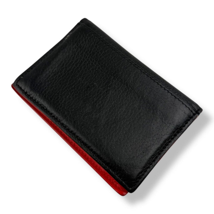 Christian Louboutin Black Paros Spiked Billfold Wallet - Lux Central