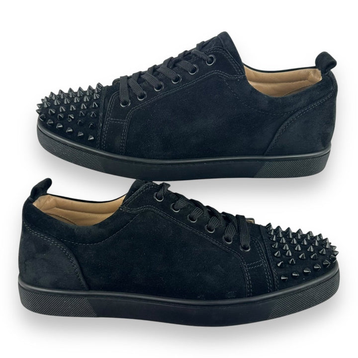 Christian Louboutin Louis Junior Black Suede Stud UK 7 / EU 41 - Lux Central