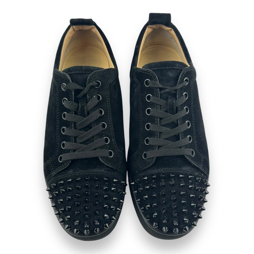 Christian Louboutin Louis Junior Black Suede Stud UK 7 / EU 41 - Lux Central