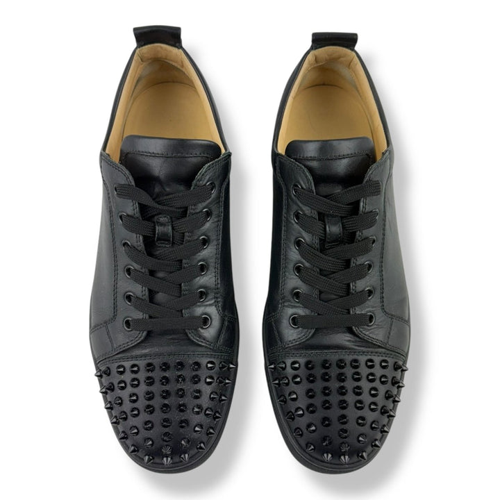 Christian Louboutin Louis Junior Spike Black Leather UK 9.5 / EU 43.5 - Lux Central