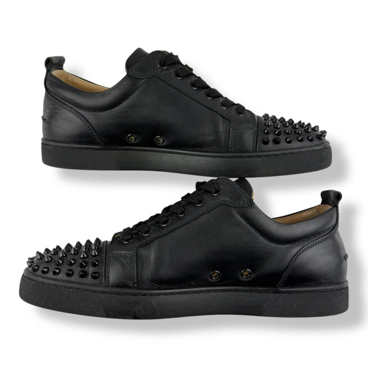 Christian Louboutin Louis Junior Spike Black Leather UK 9.5 / EU 43.5 - Lux Central