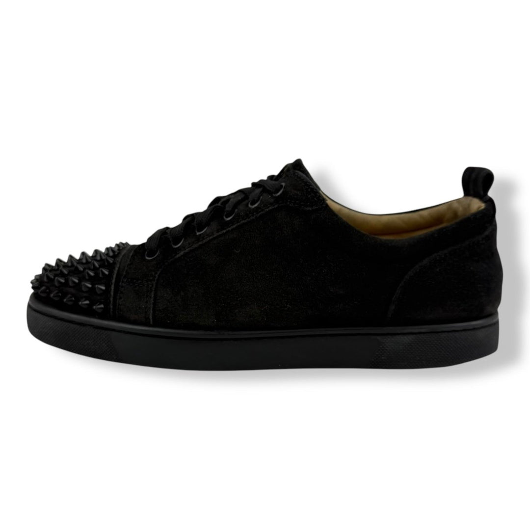 Christian Louboutin Louis Junior Spike Black Suede UK 6 / EU 40 - Lux Central