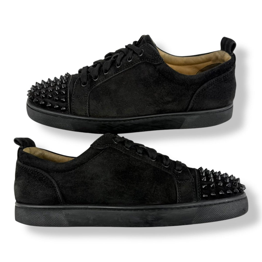 Christian Louboutin Louis Junior Spike Black Suede UK 6 / EU 40 - Lux Central