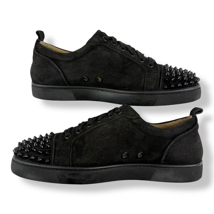 Christian Louboutin Louis Junior Spike Black Suede UK 6 / EU 40 - Lux Central