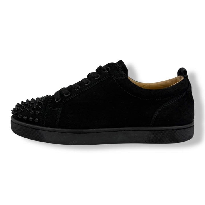 Christian Louboutin Louis Junior Spike Black Suede UK 8 / EU 42 - Lux Central
