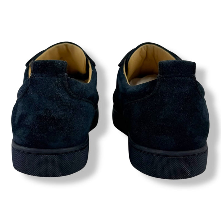 Christian Louboutin Louis Junior Spike Blue Suede UK 8 / EU 42 - Lux Central