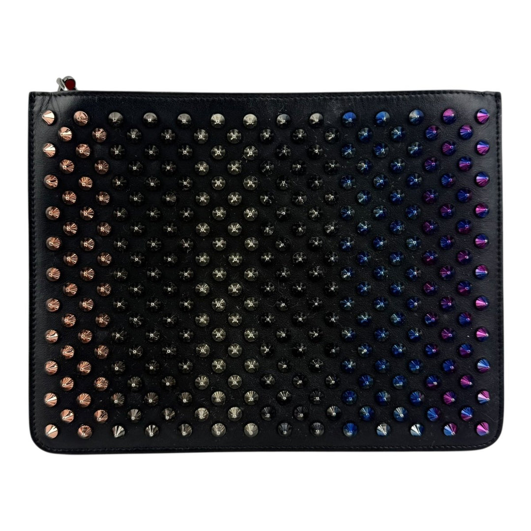 Christian Louboutin Stud Pouch Clutch Bag - Lux Central