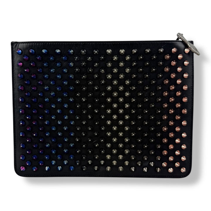 Christian Louboutin Stud Pouch Clutch Bag - Lux Central