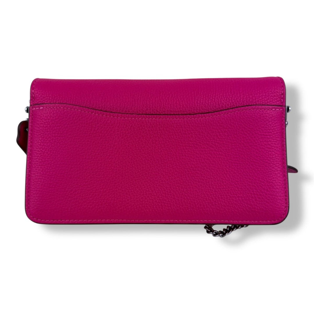 Coach 20 Pebbled Tabby Pink Leather Handbag - Lux Central