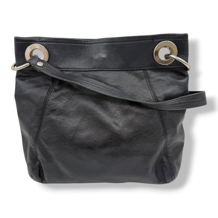 Coach Ashley Black Leather Shoulder Bag - Lux Central