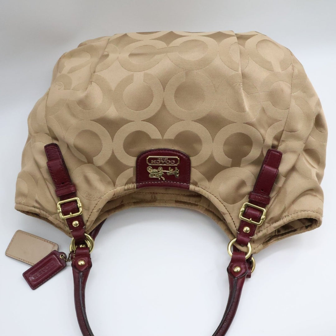 Coach Beige Madison Handbag - Lux Central