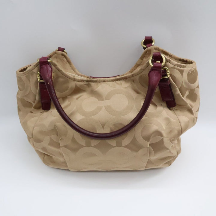Coach Beige Madison Handbag - Lux Central