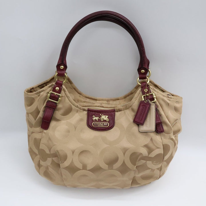 Coach Beige Madison Handbag - Lux Central