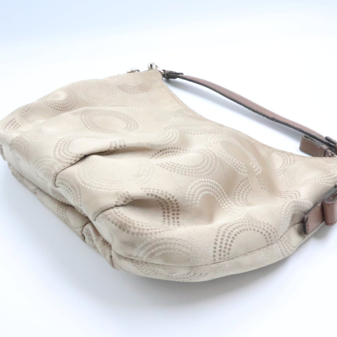 Coach Beige Madison Hobo Handbag - Lux Central