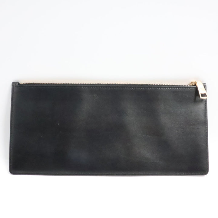 Coach Black Leather Clutch Handbag - Lux Central
