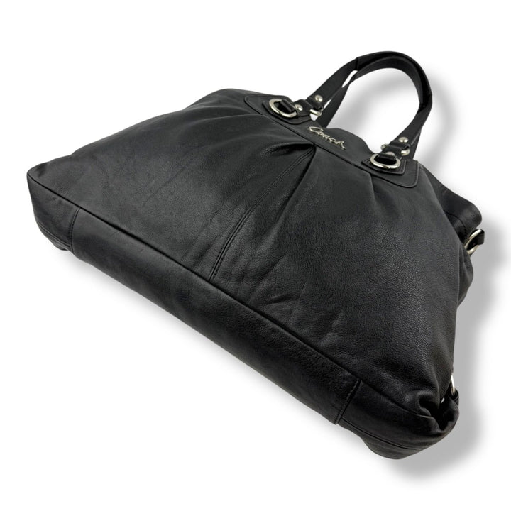 Coach Black Madison Audrey Satchel Handbag - Lux Central