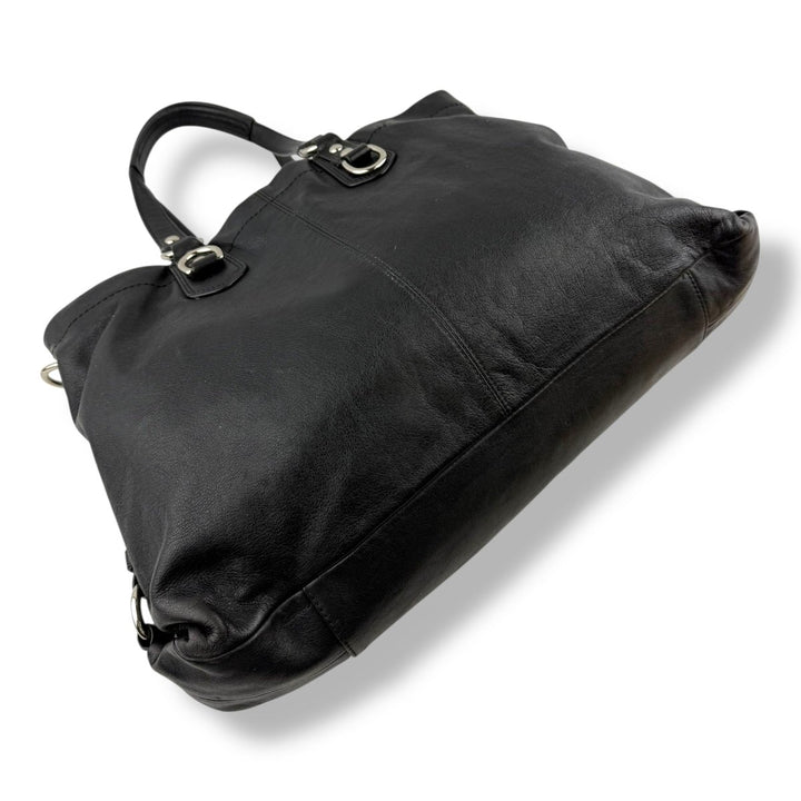 Coach Black Madison Audrey Satchel Handbag - Lux Central