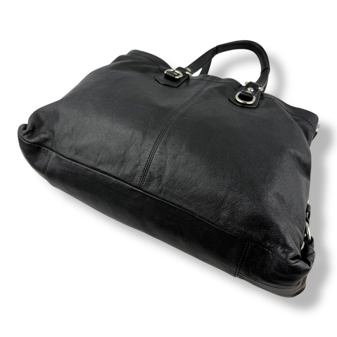 Coach Black Madison Audrey Satchel Handbag - Lux Central