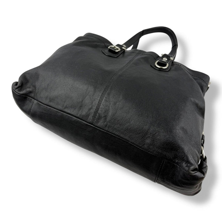 Coach Black Madison Audrey Satchel Handbag - Lux Central