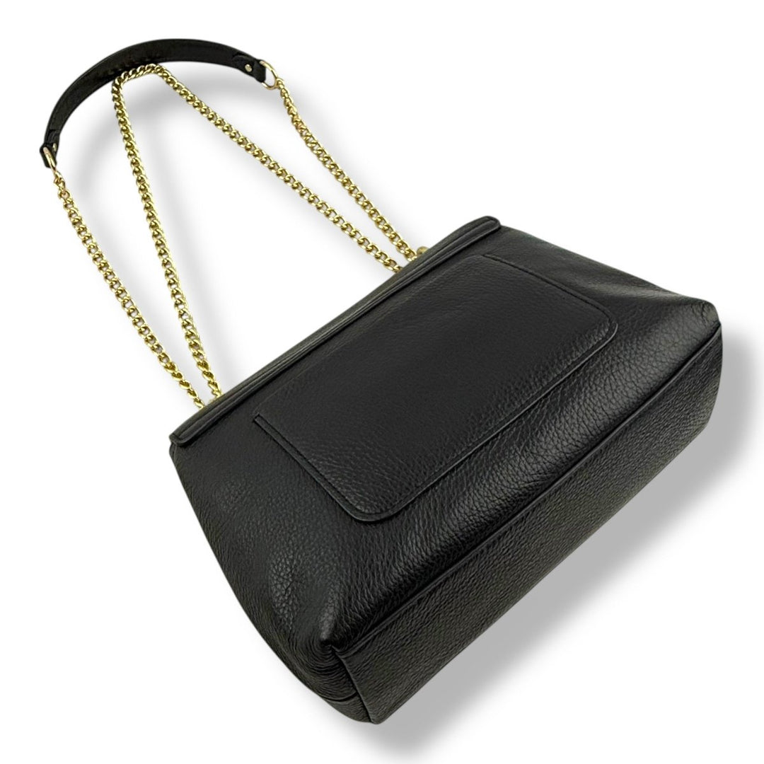 Coach Black Tammie Shoulder Leather Handbag - Lux Central