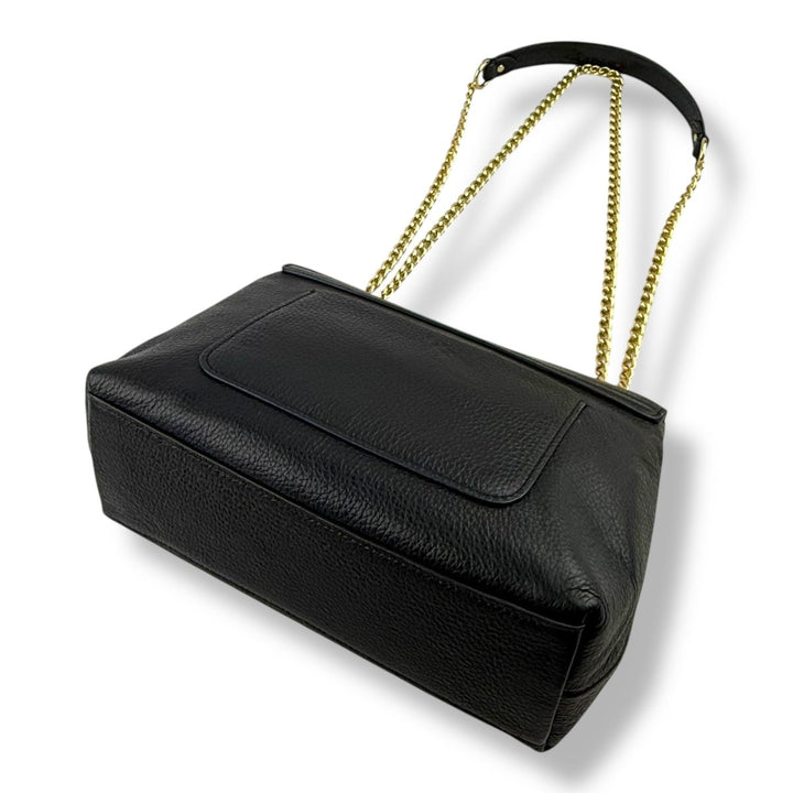 Coach Black Tammie Shoulder Leather Handbag - Lux Central
