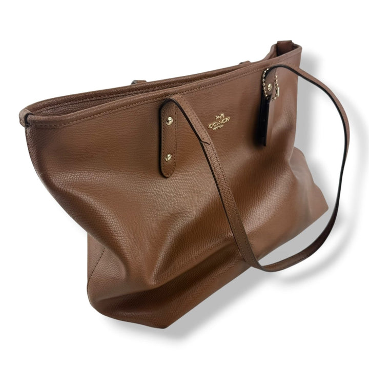 Coach Brown City Tote Handbag - Lux Central