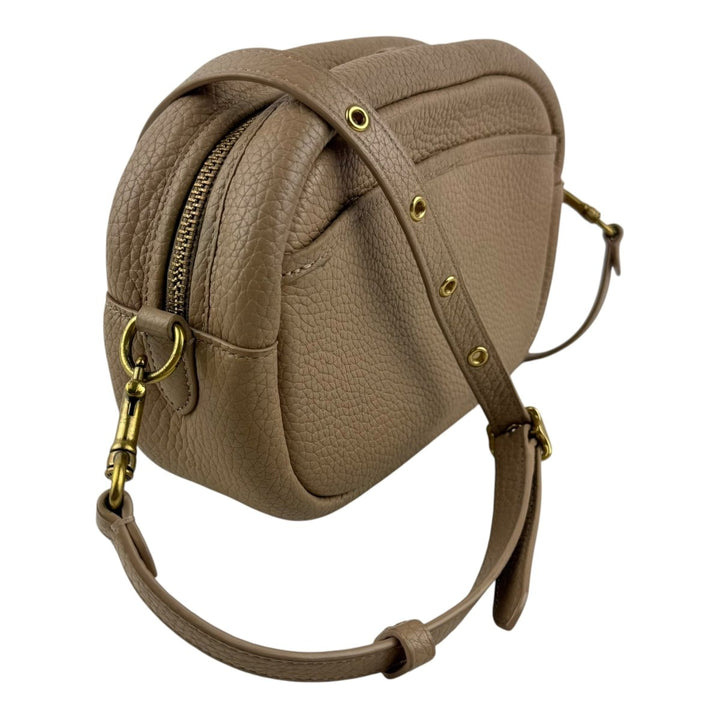 Coach Camera Soft Pebble Beige Crossbody Handbag - Lux Central
