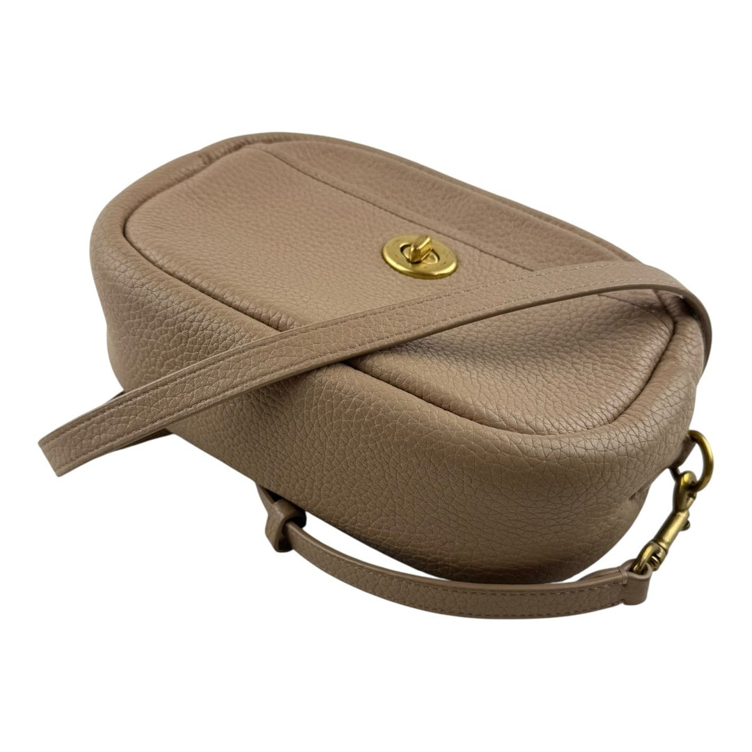 Coach Camera Soft Pebble Beige Crossbody Handbag - Lux Central