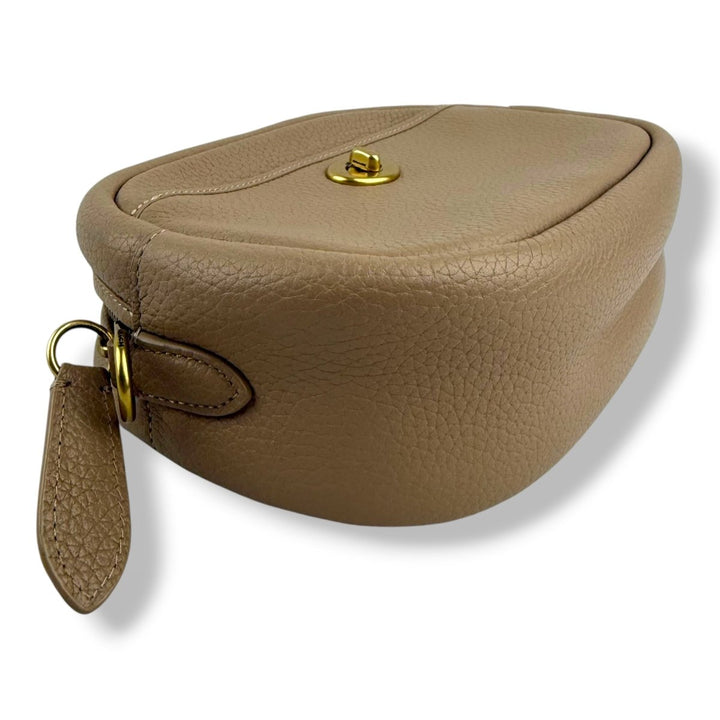 Coach Camera Soft Pebble Beige Crossbody Handbag - Lux Central