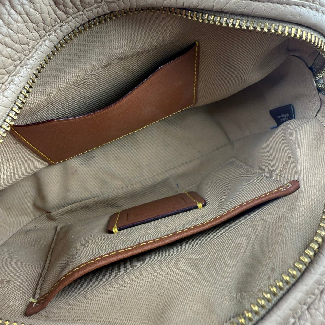 Coach Camera Soft Pebble Beige Crossbody Handbag - Lux Central