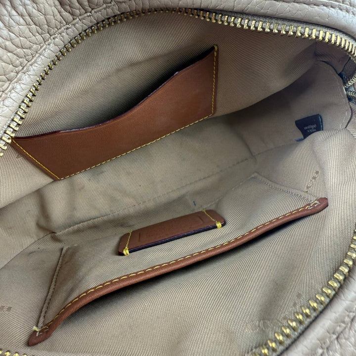 Coach Camera Soft Pebble Beige Crossbody Handbag - Lux Central