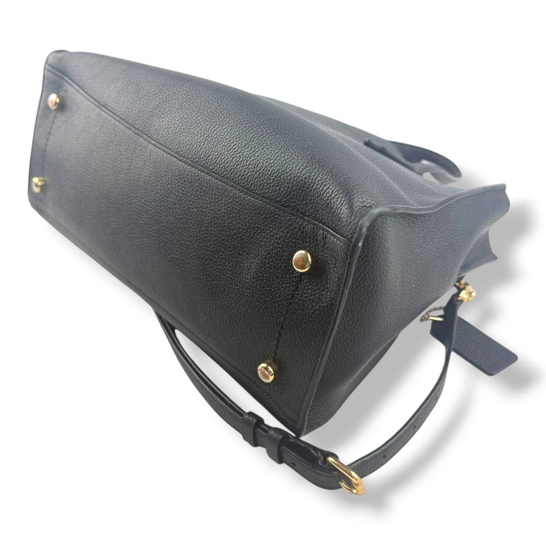Coach Charlie Black Tote Handbag - Lux Central