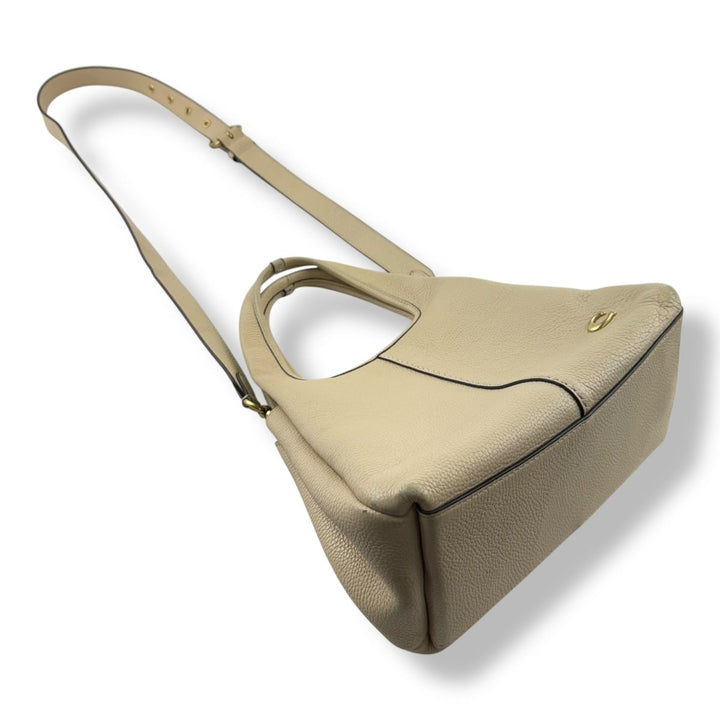 Coach Cream Lana 23 Shoulder Leather Handbag - Lux Central