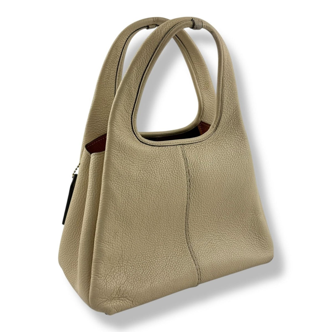 Coach Cream Lana 23 Shoulder Leather Handbag - Lux Central