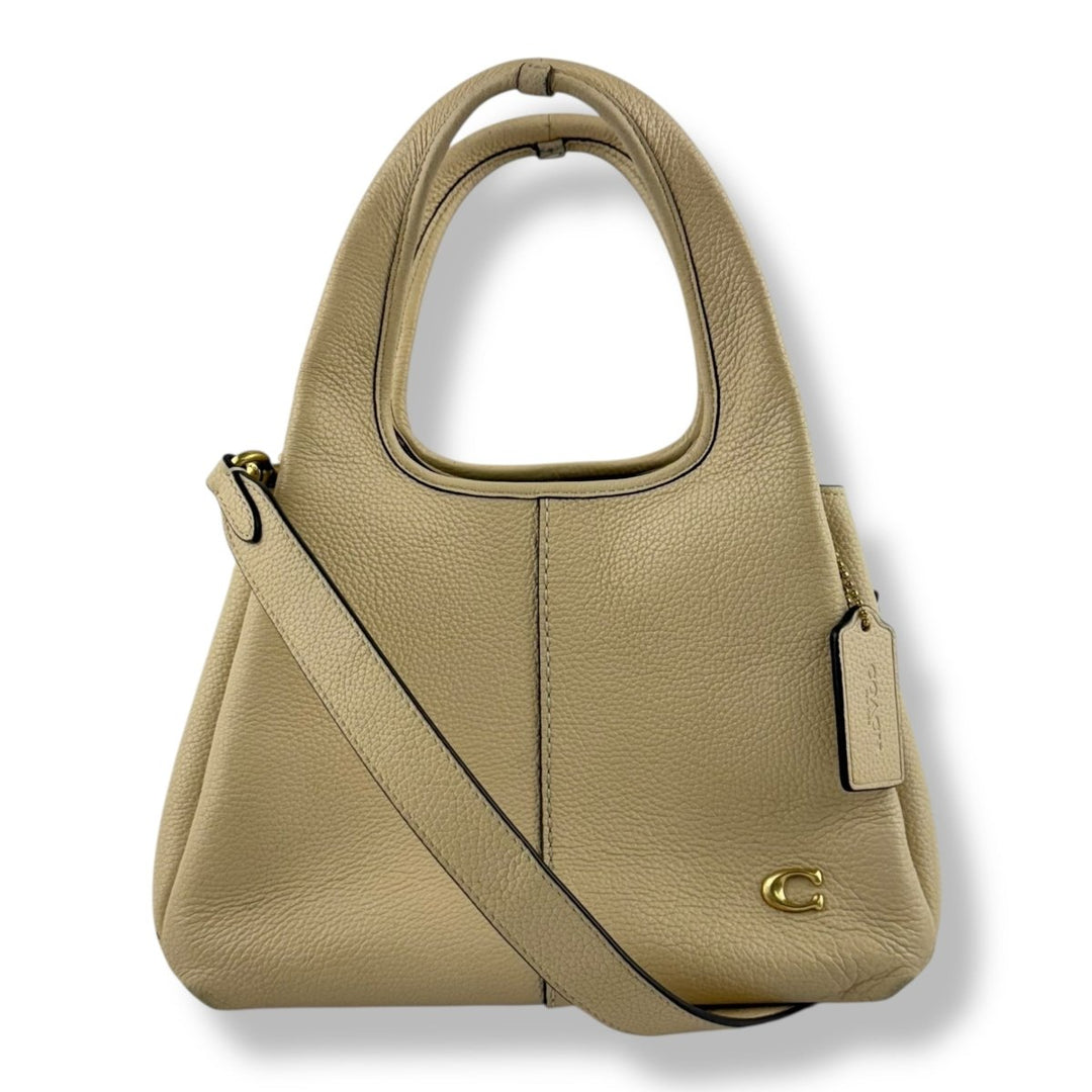 Coach Cream Lana 23 Shoulder Leather Handbag - Lux Central