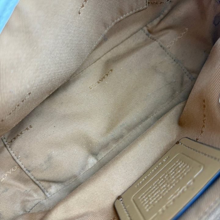 Coach Cream Pebbled Leather Camera Handbag - Lux Central