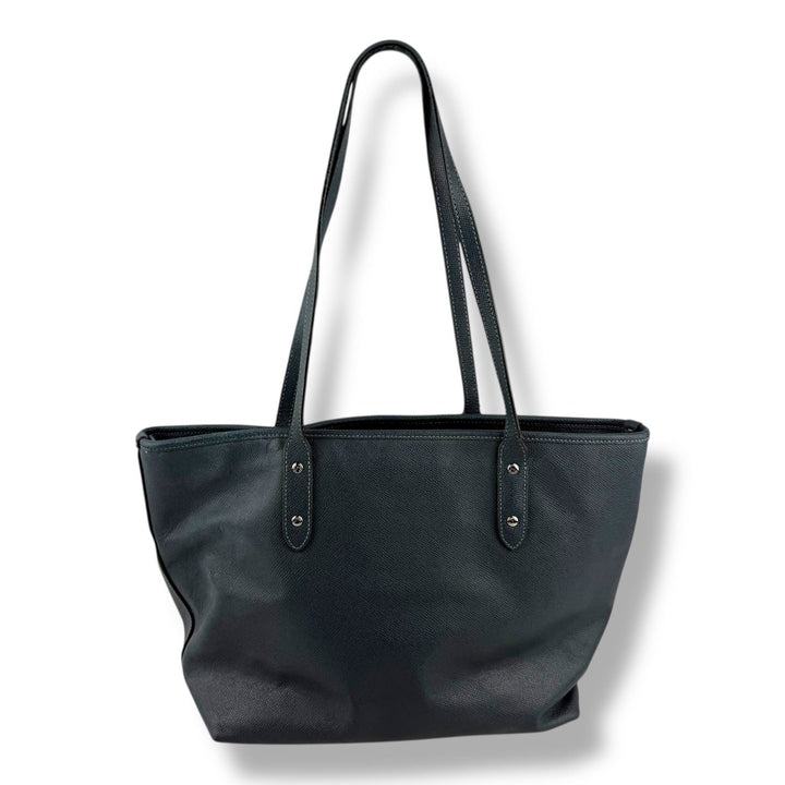 Coach Crossgrain Blue Tote Handbag - Lux Central